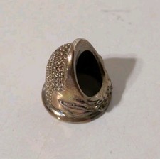 Roxanne Open Nail Precision Dimple Thimble For Quilting Silver Color Size R5 picture