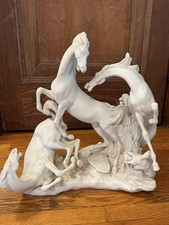 Lladro 1022 Porcelain Horses Group Sculpture picture