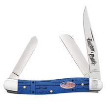 CASE XX KNIVES USA BOURBON BLADES 2026 BLUE SYNTHETIC STOCKMAN EVENT KNIFE 1OF50 picture