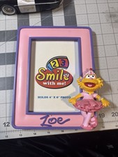 Vintage Zoe Zoey Sesame Street Frame (5x7 Picture) - Good Condition picture