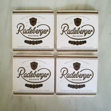 Radeberger Pilsner - 4 Beer Coasters - Cardboard  picture