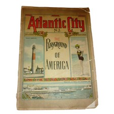 Vintage 1920s Atlantic City Souvenir View Book 