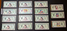 Lot of 15 $1 Mickey Mouse bucks. Uncirculated - In very good condition. picture