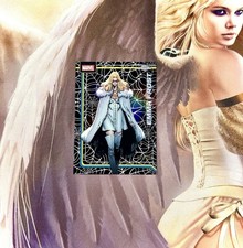 EMMA FROST WHITE QUEEN TOPPS CHROME MARVEL COMICS SPIDER WEB REFRACTOR SP /399 picture