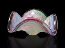 Vintage Lavorazione Arte Murano art glass bowl picture