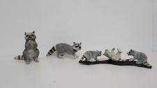 Schleich RACCOON Family 14604 14624 14625 Wildlife Forest Animal Figure Retired picture
