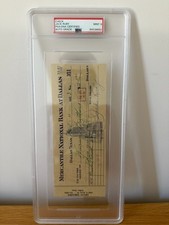 1953 Jack Ruby Signed Check to Warner Brothers *OSWALD ASSASSIN* PSA/DNA 9 picture