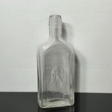 Antique 1880s Dr S.A. Richmond Nervine Bottle Embossed Portrait St Joseph picture