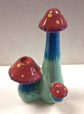 MAGICAL MUSHROOM SHROOM CERAMIC TOBACCO HANDHELD SMOKING PIPE 8.5