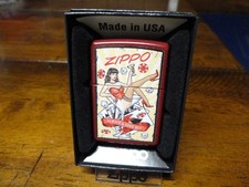 PINUP GIRL ZIPPO ALWAYS A GOOD BET CASINO ZIPPO LIGHTER MINT IN BOX picture