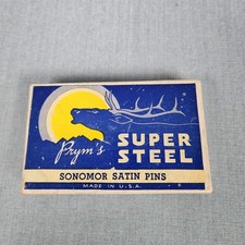 Prym's Super Steel Sonomor Satin Pins Elk Cover Made in USA #17 + Others USA picture