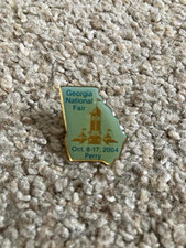 Georgia National Fair Lapel Pin Perry GA Oct 8-17 2004 County & State Fairs picture