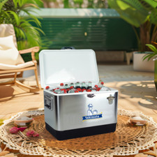 Food Grade Environmentally Friendly Ice Cooler Yakimoto Metal 54 QT for Outdoor picture