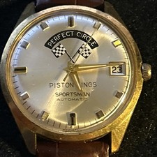 Helbros Sportsman “Perfect Circle Piston Rings Automatic Watch. Vintage. picture