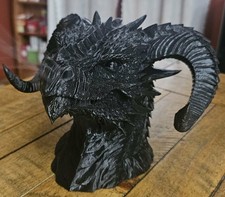 3D Printed Extra Large Dragon Head Incense Burner/ Decor picture