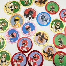 Vintage Mighty Morphin Power Rangers POGs McDonalds 1994 Saban - CHOOSE J picture