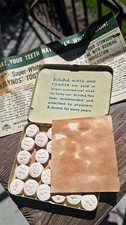 Vintage BiSoDoL Mints Tin w/ 27 Original Tablets, Insert & Pamphlet,Complete Set picture