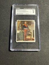 KAISER NAPOLEON III 1934 GERMAN ECKSTEIN-HALPAUS CIGARETTE CARD #185 CGC 2 picture