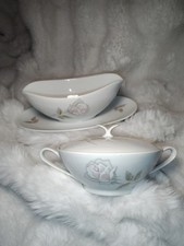 Edenrose Noritake Covered Sugar Bowl And Gravy Boat picture