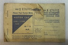 Vintage 1970s British Motor Fuel Ration Book Petrol Coupons 1973 Car Ephemera picture