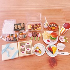 Re-ment Petit Sample Food Stall Miniatures Mixed Lot Collectible 15+ picture