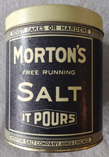 Morton Salt Tin Bristol Ware 