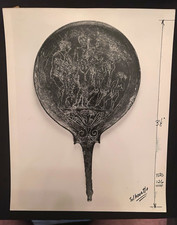 Vintage O. E. Nelson Studio Photograph • Original Crop Marks Ancient Art picture