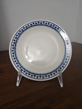 Vtg  Adams Empress Blue White Brentwood Ironstone 6