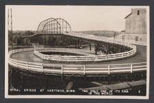 RPPC Spiral Bridge at Hastings Minnesota vintage photo postcard unposted picture
