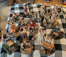 Estate of 15 Dollstone Figurines - Boyds Collection Yesterdays Child picture