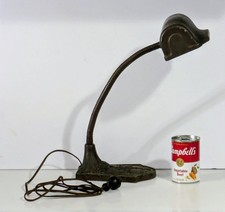 Vintage Aladdin Gooseneck URN FOOT, Industrial Art Deco, Bankers,/ Piano Lamp picture