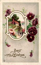Haughville, Indiana, Mr. and Mrs. Willie Heckman, U.S. POSTAGE Postcard picture