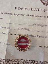 Reliquary Relic St. Simon/ certificate . picture