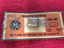 GE-41 QUARTZ CRYSTAL 3579.545 KDC   NEW picture