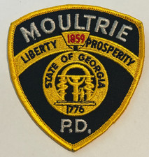 Moultrie Georgia Police Patch Unused picture
