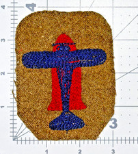 French Made WW 1 Anti-Aircraft Div Units Aerial Bomb Section Patch Inv# K1595 picture