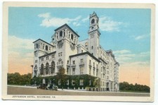 Jefferson Hotel Richmond VA Old Postcard Virginia picture
