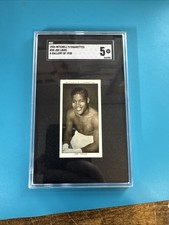 JOE LOUIS 1936 MITCHELL’S CIGARETTES GALLERY OF 1935 CARD #28 SGC 5 Boxing picture