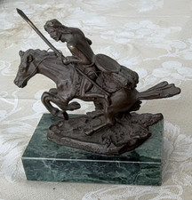 Frederic Remington Bronze Miniature.  