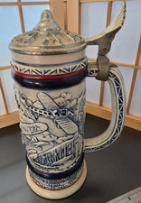 Vintage 1981 Avon Flying Classics Stein with Pewter Lid picture