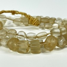 Old Clear Bohemian Trade Beads picture