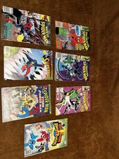 Vintage Marvel & DC Comic Book Lot – Spider‑Man, Superboy & Power Rangers picture