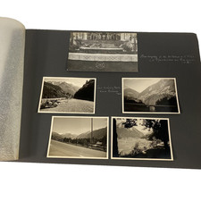 Vintage 1950s Switzerland Photo Page Swiss Alps Brünig Susten Pass Views picture