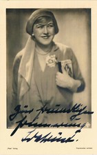 Ida Wüst 1884-1958 autograph signed postcard photo 3.5