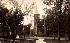 Stevens Point Wisconsin Episcopal Church St. Vintage RPPC Postcard 1908   123315 picture
