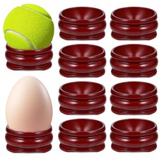 8 Pcs Sphere Holder, Crystal Ball Stand, Egg Stands for Display red picture