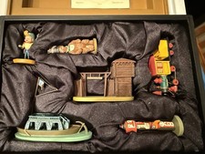 Disneyland Frontierland Pewter Figurine Set 50th Anniversary (2005) Limited Ed picture