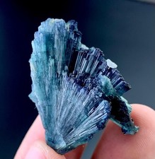 76 Carat Indicolite Tourmaline Crystal Specimen From Afghanistan  picture