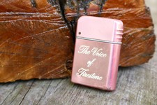 VINTAGE BOWERS Sure Fire LIGHTER PINK Voice Firestone Collectible Unusual  YY picture