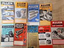 Vintage Allen Manufacturing, Hartford CT, Lot of 9 manuals and brochures picture
